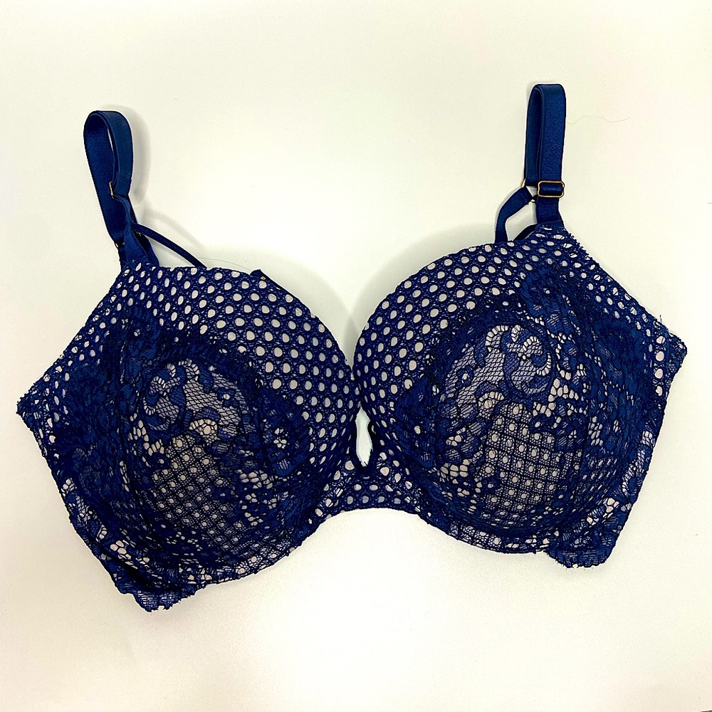 36DD husband purchased, but I don’t like padded bras. Wore maybe once.